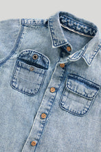 Load image into Gallery viewer, Mothercare Denim Shirt and T-Shirt Set