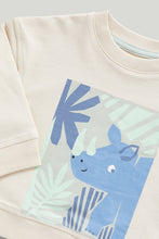 Load image into Gallery viewer, Mothercare Rhino Sweat Top and Shorts Set