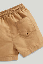 Load image into Gallery viewer, Mothercare Tan Crinkle Shorts