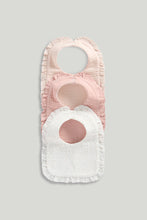 Load image into Gallery viewer, Mothercare Pink Clay Dribblers Pk3