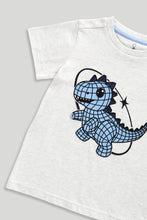 Load image into Gallery viewer, Mothercare Dino Check T-Shirts - 3 Pack