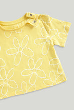 Load image into Gallery viewer, Mothercare Yellow Flower T-Shirt