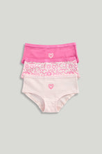 Load image into Gallery viewer, Mothercare Hearts Hipster Briefs - 3 Pack