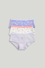 Load image into Gallery viewer, Mothercare Party Horse Hipster Briefs - 3 Pack