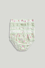 Load image into Gallery viewer, Mothercare Pixel Flower Briefs - 5 Pack