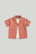 Load image into Gallery viewer, Mothercare Linen Shirt and T-Shirt Set