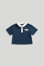 Load image into Gallery viewer, Mothercare Navy Polo Shirt
