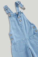 Load image into Gallery viewer, Mothercare Wide-Leg Denim Dungarees