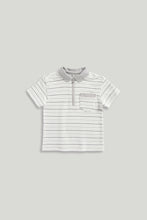 Load image into Gallery viewer, Mothercare Striped Polo Shirt