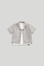 Load image into Gallery viewer, Mothercare Embroidered Shirt and T-Shirt Set