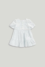 Load image into Gallery viewer, Mothercare Blue Seersucker Dress