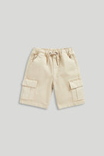 Load image into Gallery viewer, Mothercare Stone Cargo Shorts