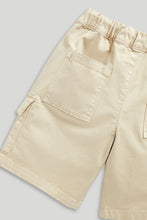 Load image into Gallery viewer, Mothercare Stone Cargo Shorts