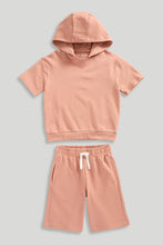 Load image into Gallery viewer, Mothercare Hoodie and Shorts Set