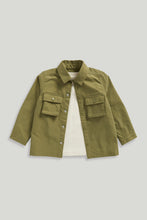 Load image into Gallery viewer, Mothercare Green Utility Shirt and T-Shirt Set