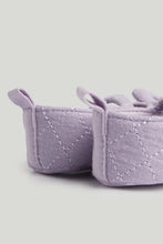 Load image into Gallery viewer, Mothercare Lilac Baby Shoes