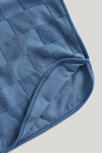 Load image into Gallery viewer, Mothercare Blue Checked Towelling Poncho