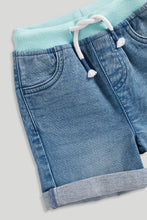 Load image into Gallery viewer, Mothercare Pull-On Denim Shorts