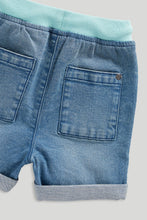 Load image into Gallery viewer, Mothercare Pull-On Denim Shorts