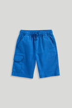 Load image into Gallery viewer, Mothercare Blue Utility Shorts