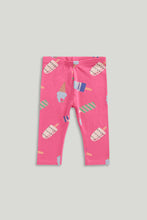 Load image into Gallery viewer, Mothercare 3 Pack Ice Cream Cropped Leggings