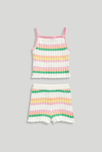 Load image into Gallery viewer, Mothercare Knitted Top and Shorts Set
