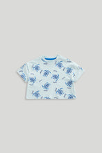 Load image into Gallery viewer, Mothercare 3 Pack Blue Turtle T-Shirts
