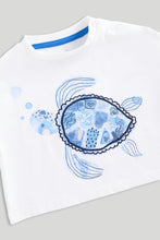 Load image into Gallery viewer, Mothercare 3 Pack Blue Turtle T-Shirts