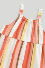 Load image into Gallery viewer, Mothercare Striped Tiered Dress