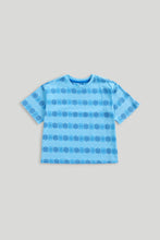 Load image into Gallery viewer, Mothercare Blue 3 Pack T-Shirts