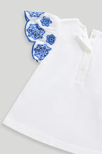 Load image into Gallery viewer, Mothercare White Broderie Blouse