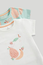 Load image into Gallery viewer, Mothercare 2 Pack Fruit Short Pyjamas