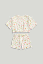 Load image into Gallery viewer, Mothercare Floral Top and Shorts Set