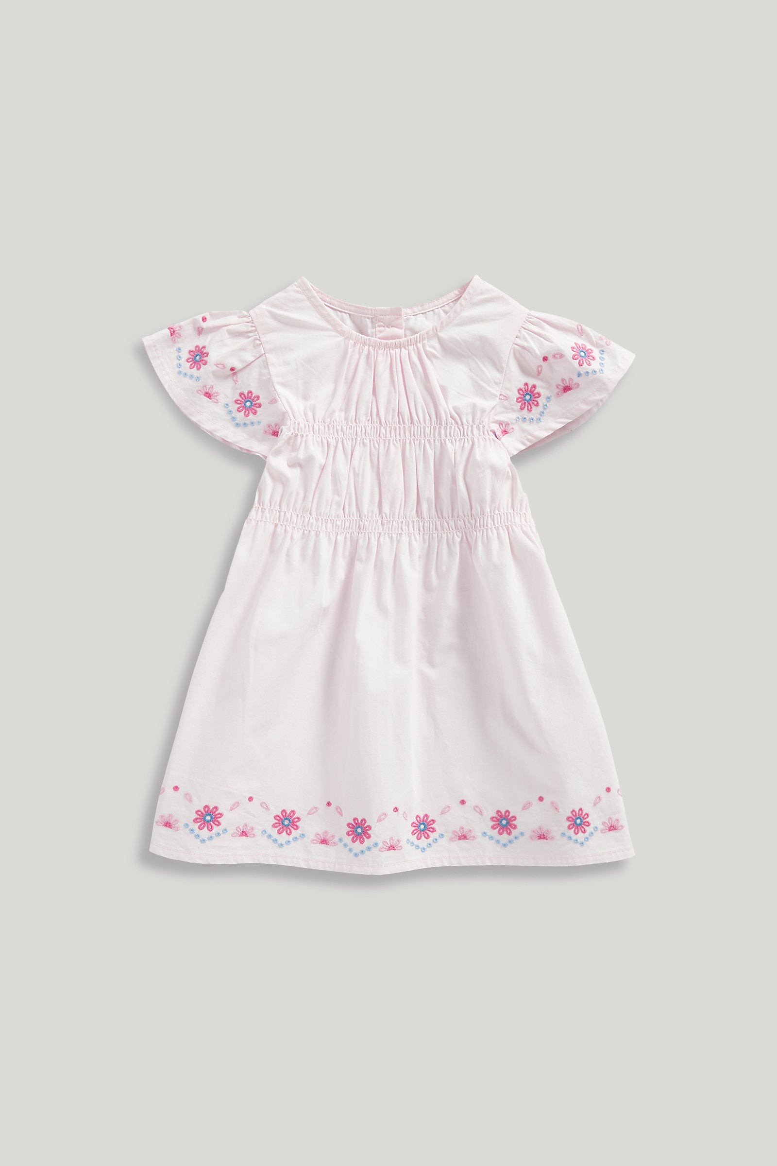 Mothercare Apricot Broderie Dress, Knickers and Headband Outfit