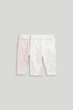 Load image into Gallery viewer, Mothercare My First Frill Leggings 2 Pack