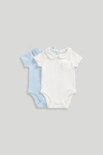 Load image into Gallery viewer, Mothercare My First Collared Bodysuits 2 Pack