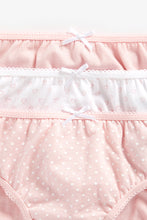 Load image into Gallery viewer, Mothercare Pink And White Briefs - 5 Pack