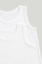 Load image into Gallery viewer, Mothercare White Sleeveless Vests - 5 Pack