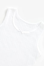 Load image into Gallery viewer, Mothercare White Sleeveless Vests - 5 Pack