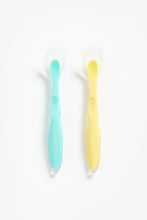 Load image into Gallery viewer, Mothercare Soft Silicone Spoons - 2 Pack