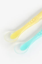 Load image into Gallery viewer, Mothercare Soft Silicone Spoons - 2 Pack
