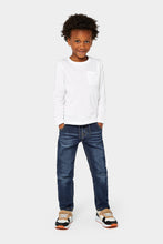 Load image into Gallery viewer, Mothercare Dark-Wash Rib Waist Jeans
