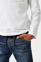 Load image into Gallery viewer, Mothercare Dark-Wash Rib Waist Jeans