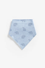 Load image into Gallery viewer, Mothercare Blue Bear Dribbler Bibs - 3 Pack