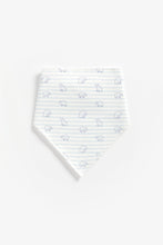 Load image into Gallery viewer, Mothercare Blue Bear Dribbler Bibs - 3 Pack
