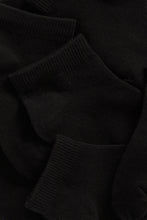 Load image into Gallery viewer, Mothercare Black Trainer Socks - 5 Pack