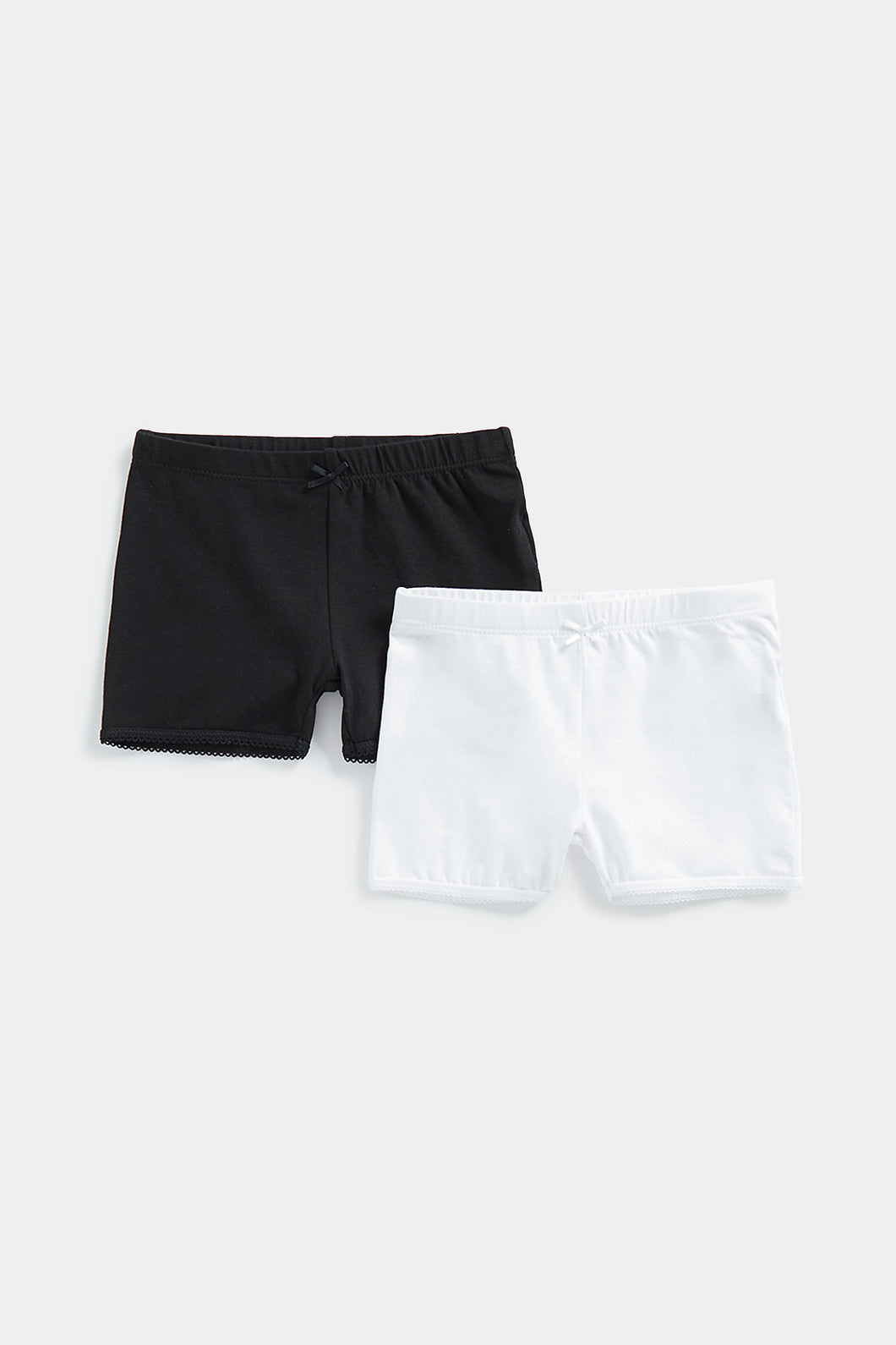 Mothercare Black And White Shorts - 2 Pack