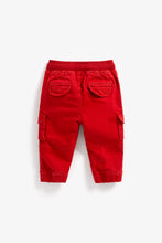 Load image into Gallery viewer, Mothercare Red Cargo Trousers