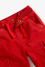 Load image into Gallery viewer, Mothercare Red Cargo Trousers