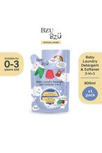 Load image into Gallery viewer, BZU BZU Baby Laundry & Softener 2-in-1 Refill 800ml